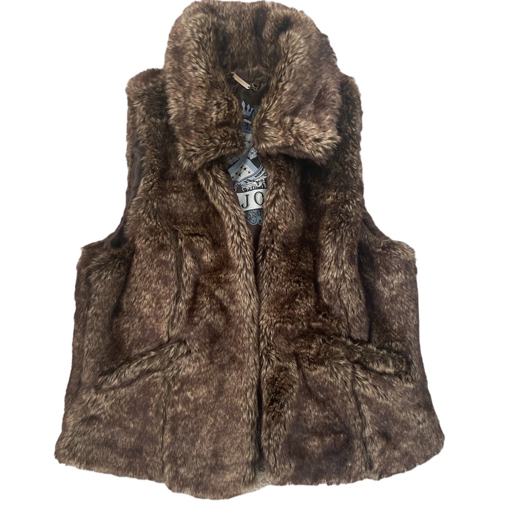 Faux fur vest